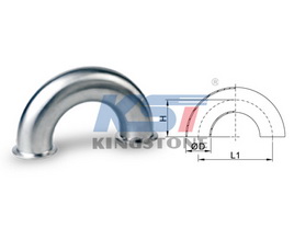 180°焊接式弯头