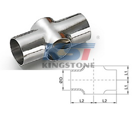 焊接式变径四通短型