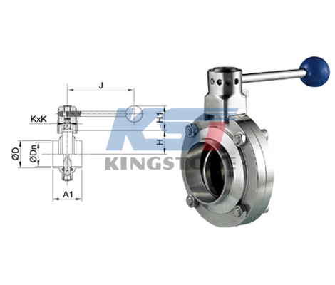 Dimension of butterfly valve