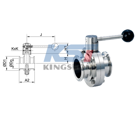 Dimension of butterfly valve